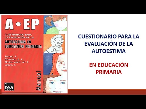 A ep cuestionario de autoestima para educación primaria pdf