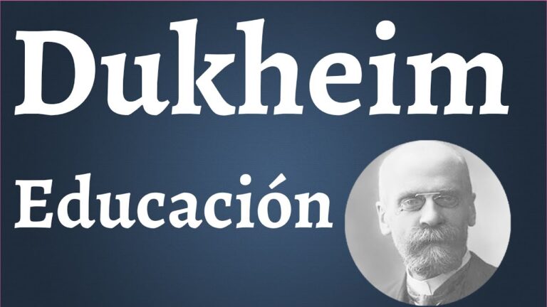 A que sse refiere durkheim con polo de la educación